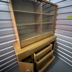 MCM - Heywood Wakefield - Cabinet & Hutch