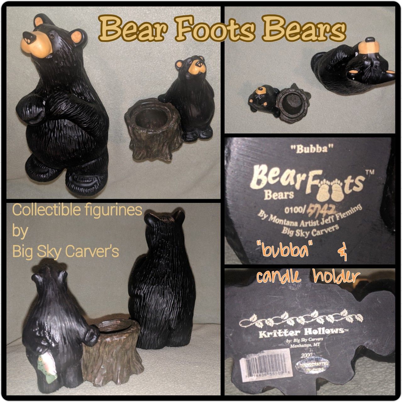 "Bubba" Bear foot Bear's Collection