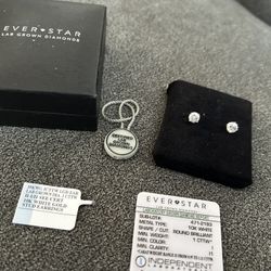 Lab diamond Earrings 