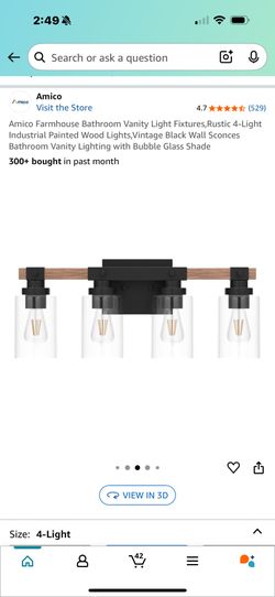 NEW Farmhouse vanity light Fixture