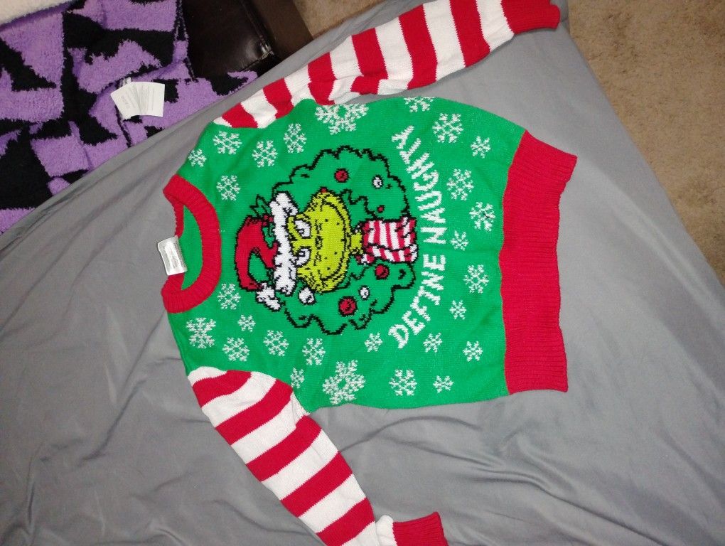 Grinch Boys Sweater