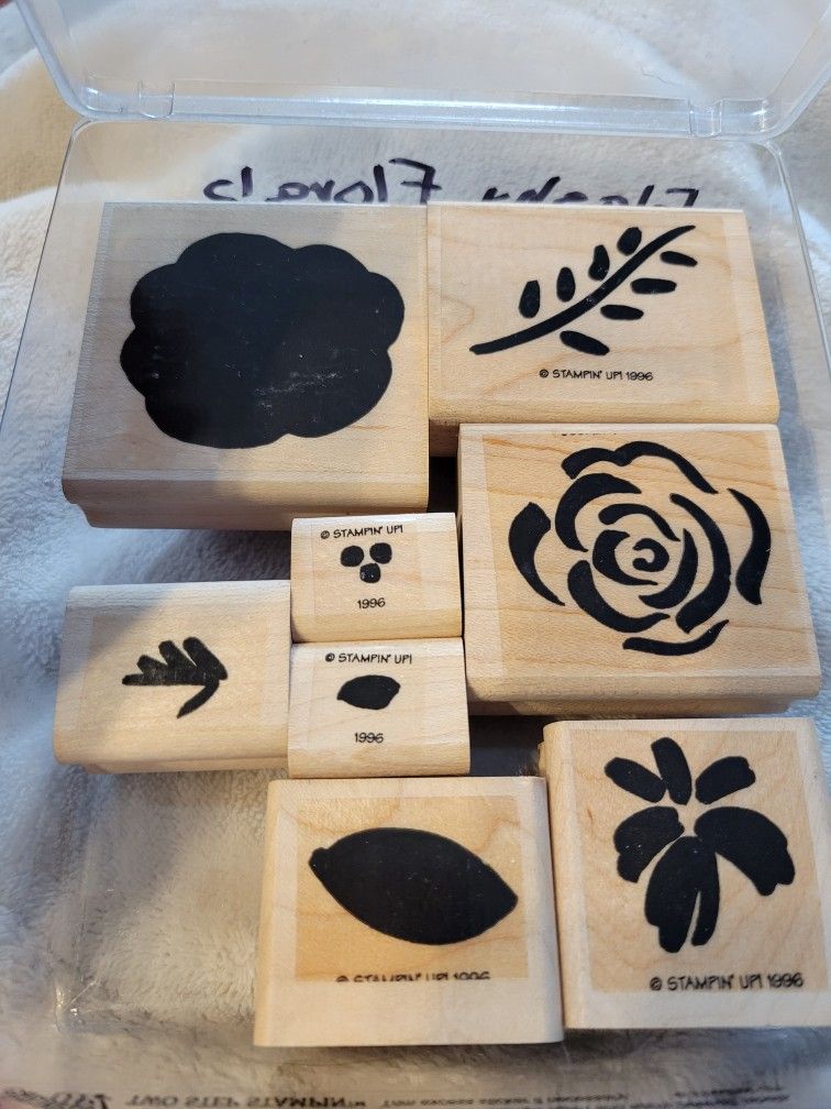 Rubber stamps flashy Florals stampin Up