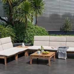 BRAND NEW 7 Piece Seating Set Furniture Outdoor & Patio, 100% FSC Certified Teak Wood
