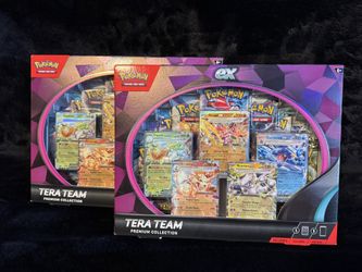 Pokemon Cards - Tera Team Premium Collection x2 $70 ea. - Sealed