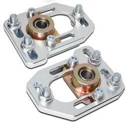 LA Zona Auto Parts 1979 to 1989 Ford Mustang Front Adjustable Camber Caster Plates Platos de Ajuste Alineacion Discos
