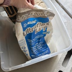 Free Tile Mortar, Deck Mud And Grout Opened 
