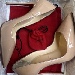 Christian Louboutin Pumps, Tan, 36