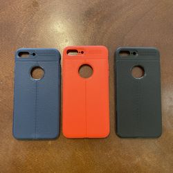 3 Silicone Cases For IPhone 8 Plus  ( NEW )