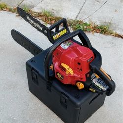 18" Gas Chainsaw 45cc Works Good $90 Firm