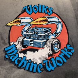Rare Jim Phillips Hot Rod Art Volks Machine Works 10”x8” Iron On Patch 