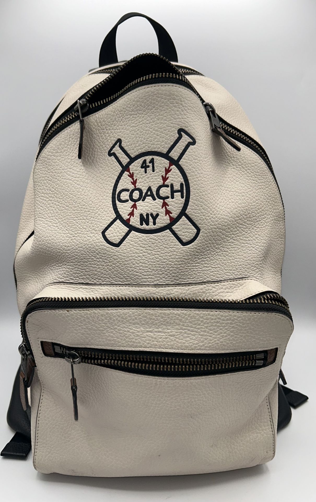Coach Leather Backpack Bag