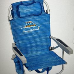 Tommy Bahama Backpack Beach Chair 5 Position Chair (Blue Marlin)