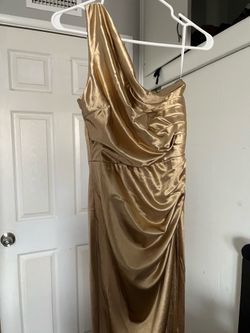 Gold dress
