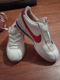 Nike Cortez White Red Blue Sneakers