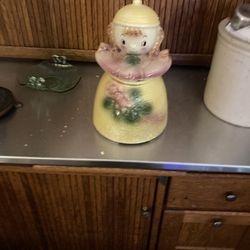 Vintage Lady Cookie Jar