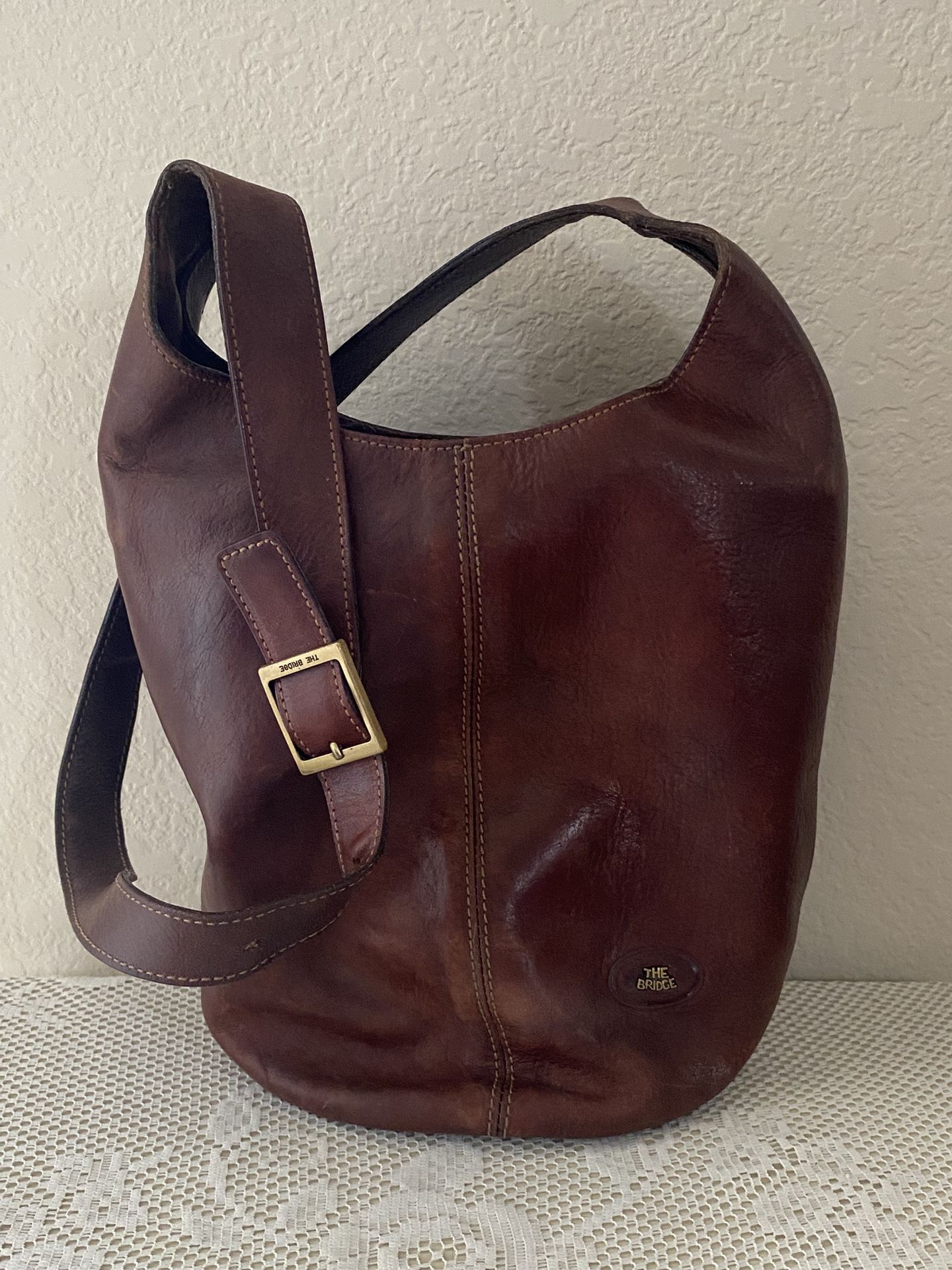 Vintage The Bridge Leather Shoulder Bag