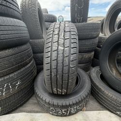 Used pair 235/65/17 Waterfall TerraX H/T tires 