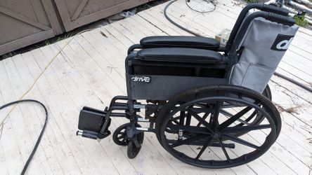 Fold up drive wheelchair wheel chair