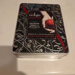 The Twilight Journals In Sealed Collectible Can 4 Keepsake Journals Inside