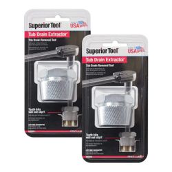 Tub drain extractor removes