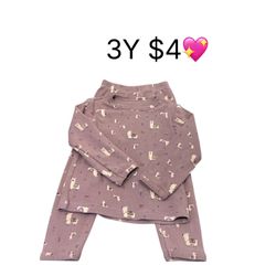 PIJAMA SET GIRLS GREAT CONDITION SIZE 3Y💖💖