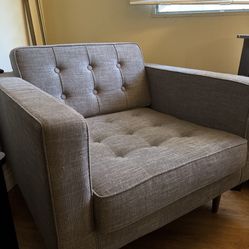 Gray Accent Chair