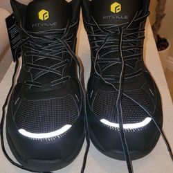 Fit Ville Steel Toe Work Boots New