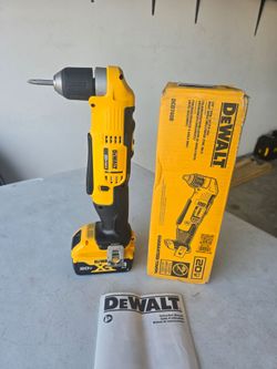 🔥$140 PRICE IS FIRM🔥 DEWALT 20V Cordless 3/8 in. Right Angle Drill/Driver and 4.0Ah Battery (NO CHARGER)