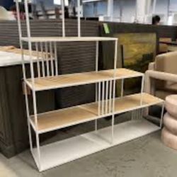 New Minimalist Divider Bookshelf with Slats