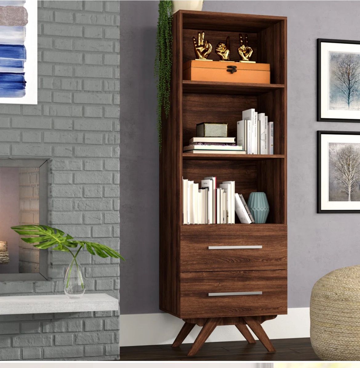 Mid-Century Style Bookshelf