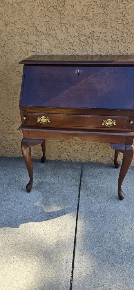 Vintage Fold Down Desk
