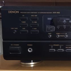 DENON AVR-1602 5.1 CHANNEL A/V RECEIVER 