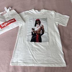 Supreme x Playboi Carti Tee White SM FW25 Small
