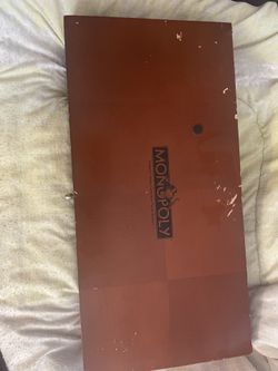 Rare Wooden Monopoly