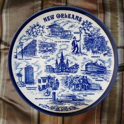 
New Orleans decorative plate