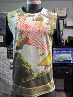 Nike SB Mens Large Graphic T Shirt Dri-Fit Lance Mountain Respect the Past VTG