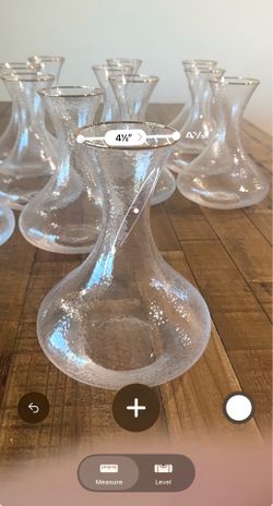 10Tall Glass Flower Vases