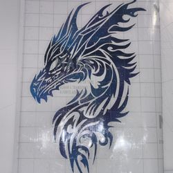 Tribal Dragon Decal 