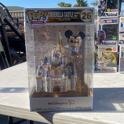 Cinderella Castle And Mickey Mouse 26  Big Funk Pop