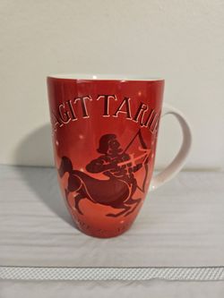 coffee mug featuring the astrology sign Sagittarius.