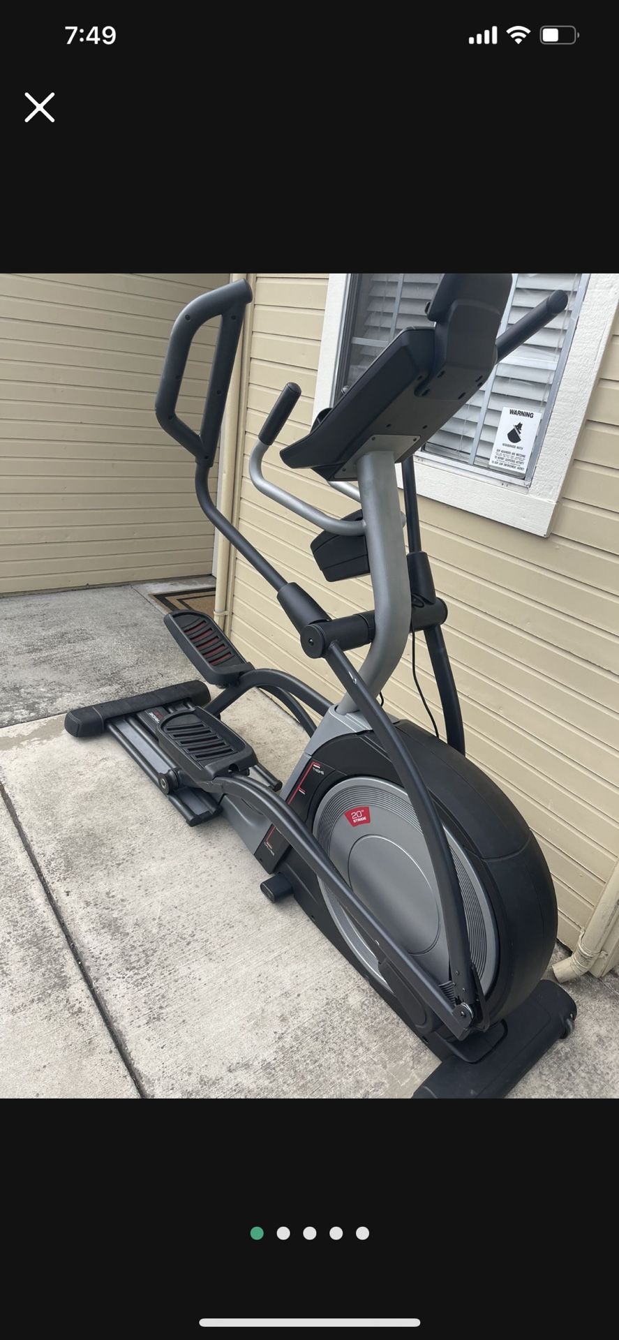 Proform Elliptical Series 7