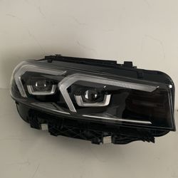 BMW 3 SERIES G20 LCI 330i ORIGINAL CHROME RIGHT PASSENGER LED HEADLIGHT HOUSING 2022/2023/2024