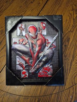 Spiderman framed 3d image