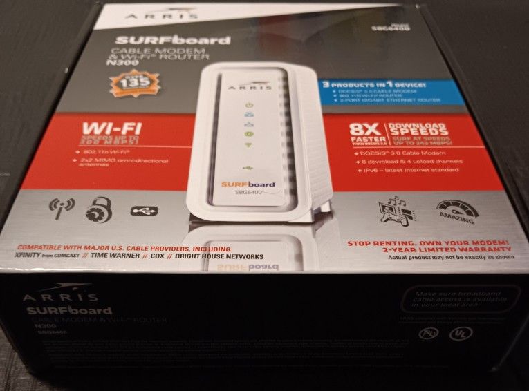 Arris Cable Modem And WiFi Router 