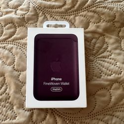 Apple - iPhone FineWoven Wallet with MagSafe - Mulberry