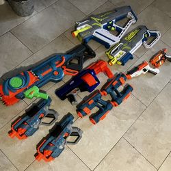  Lot of Nerf Guns – Flip-32, Hyper, Elite 2.0 Bundle