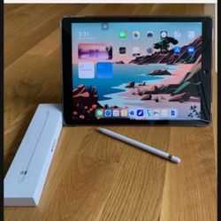 Ipad Pro 128gb 12inch W/apple Pencil 