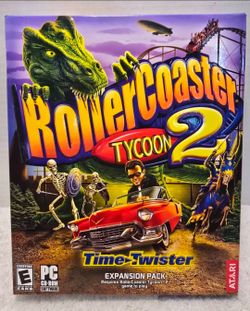 ROLLER COASTER TYCOON 2 II TIME TWISTER PC Game Expansion -US Version NEW