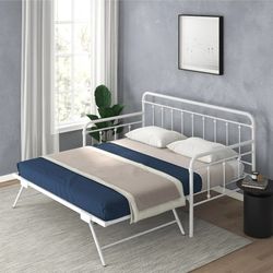 King Size Platform Bed New Converter To Daybed With Trundle NEW IN ORIGINAL BOX 