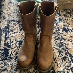 Steel toe cat boots women’s 8